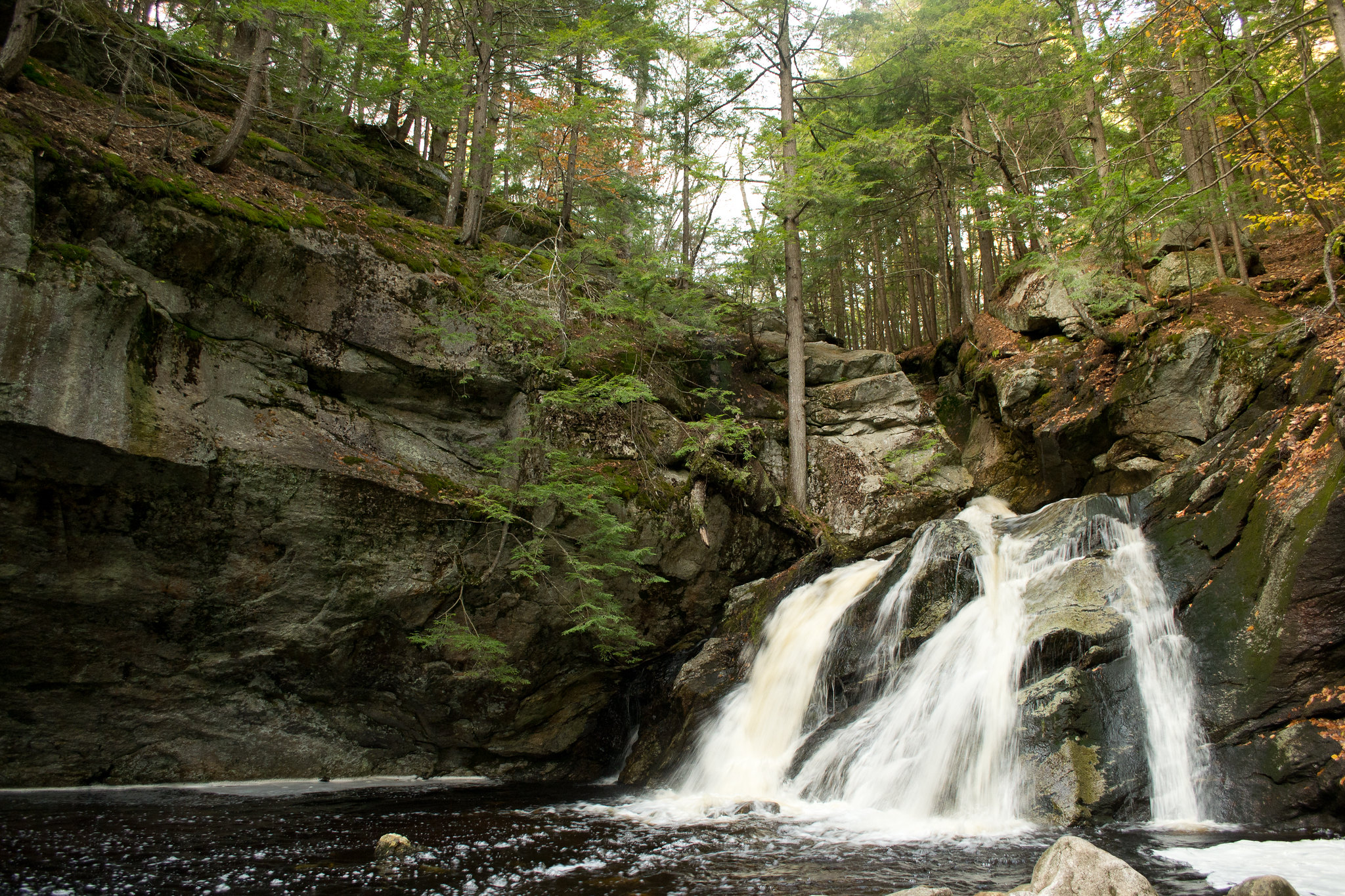 Upper Purgatory Falls Lyndeborough, New Hampshire GoXplr