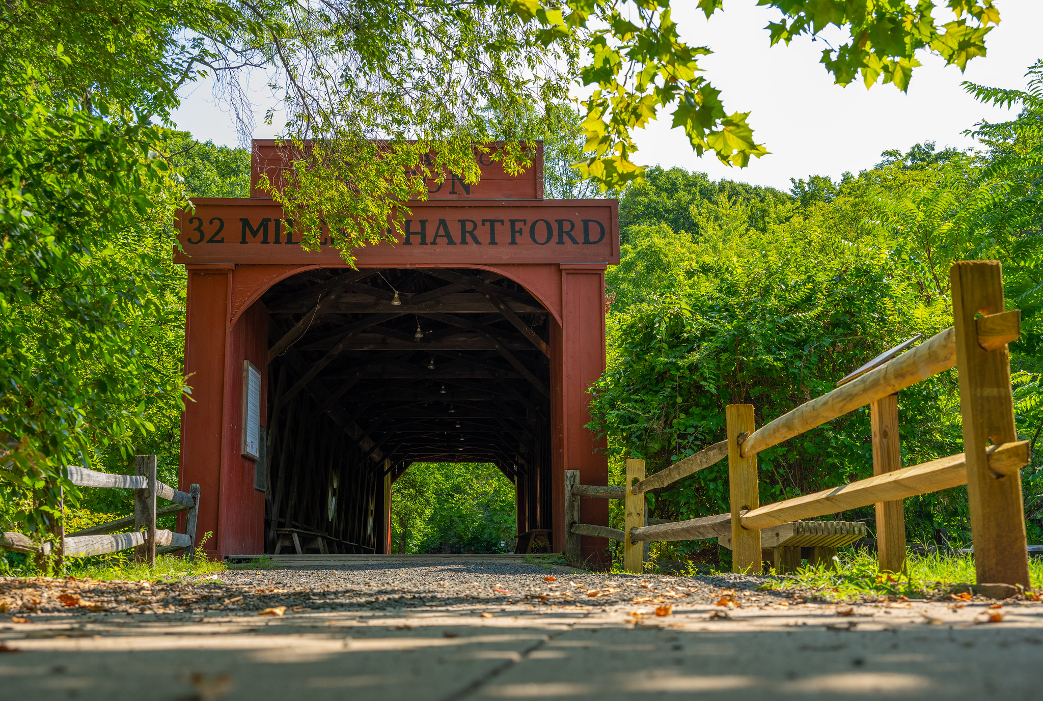 A. Frederick Oberlin Covered Bridge Hamden, CT GoXplr