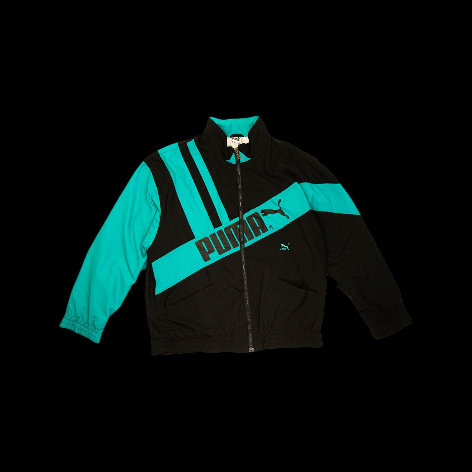 Vintage Puma turquoise Trainings Jacket - Jackets
