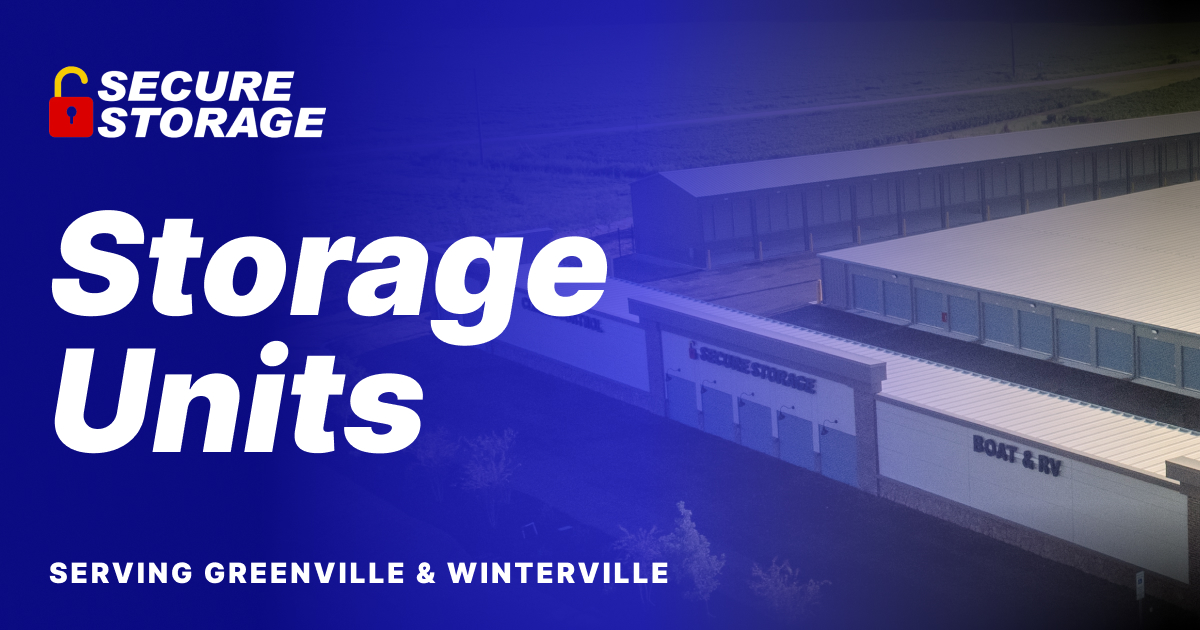 Storage Units Greenville, NC Secure Storage