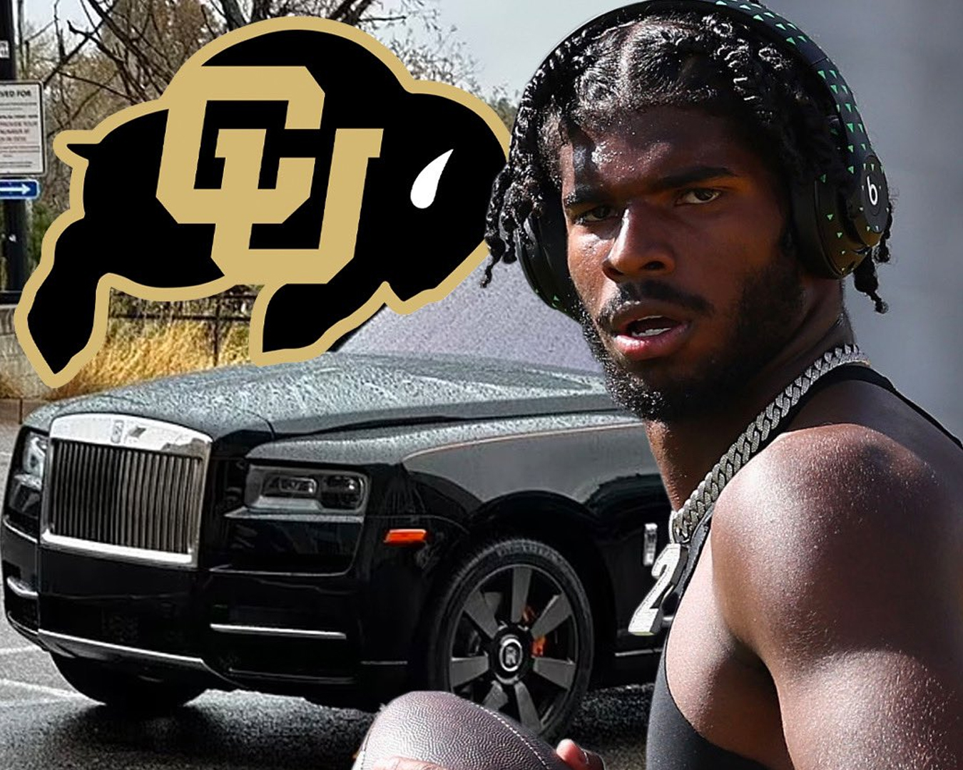 Shedeur Sanders Post Instagram Video Of His RollsRoyce Booted By CU campus police Back On Figg