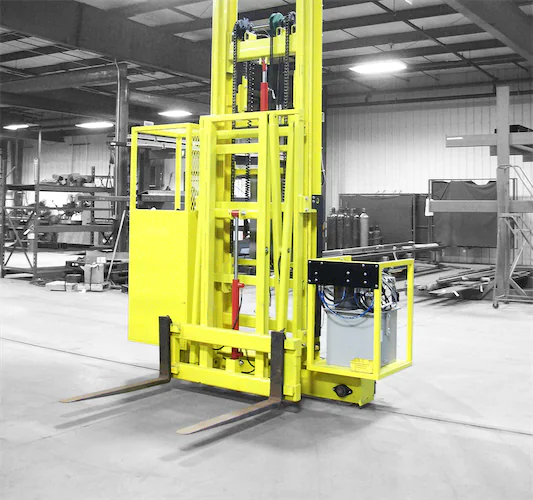 3Axis Track Guided Material Handler Material Fork Lift LPI, Inc.