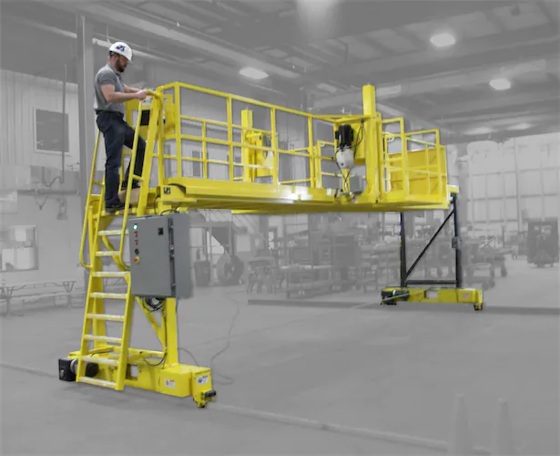 custom industrial moving platform