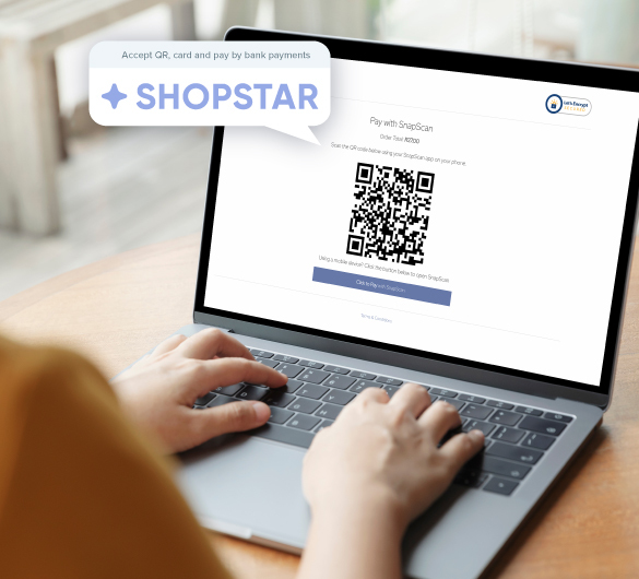 Sign up with SnapScan and accept payments online.