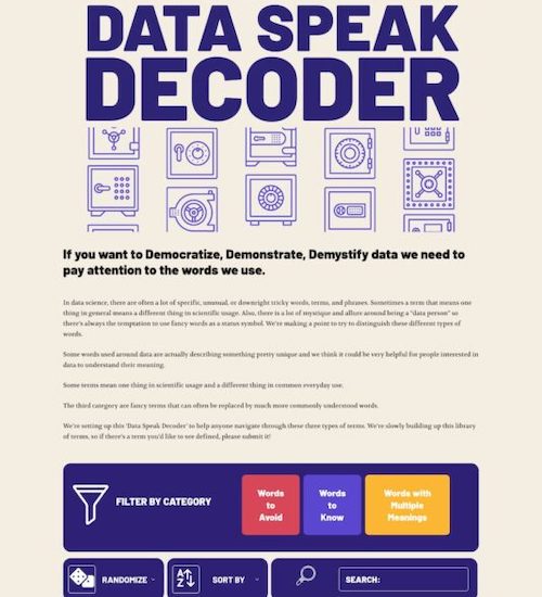 Nimble Technology Portfolio: Data Decoder web app