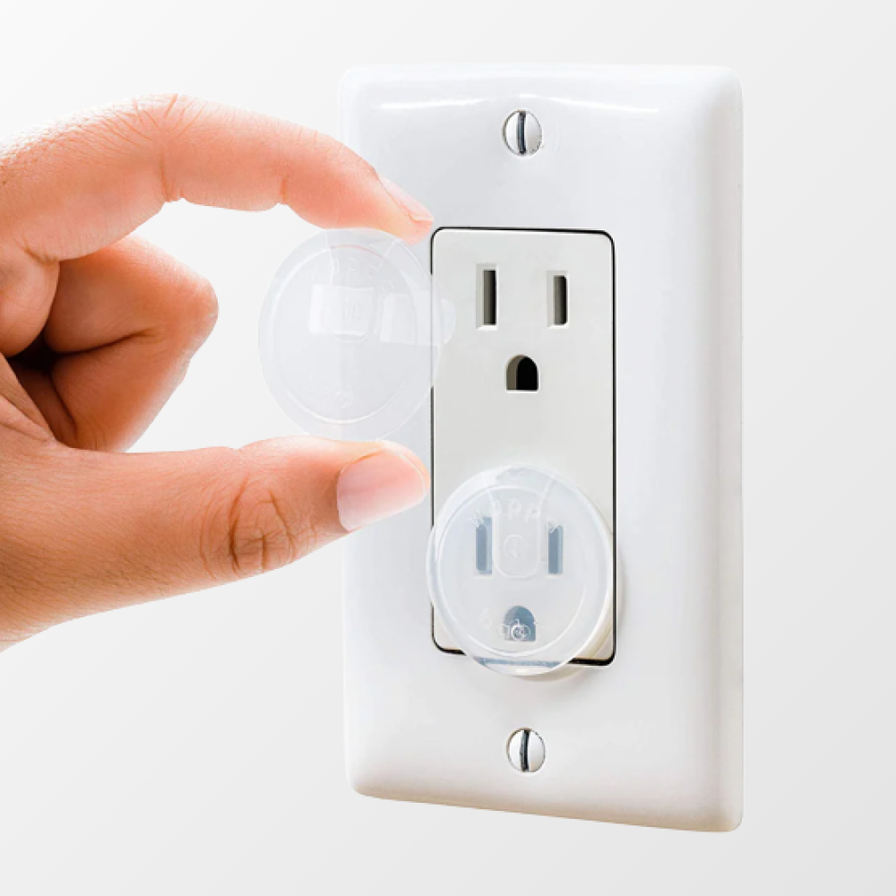 Clear Outlet Covers by Wappa Baby