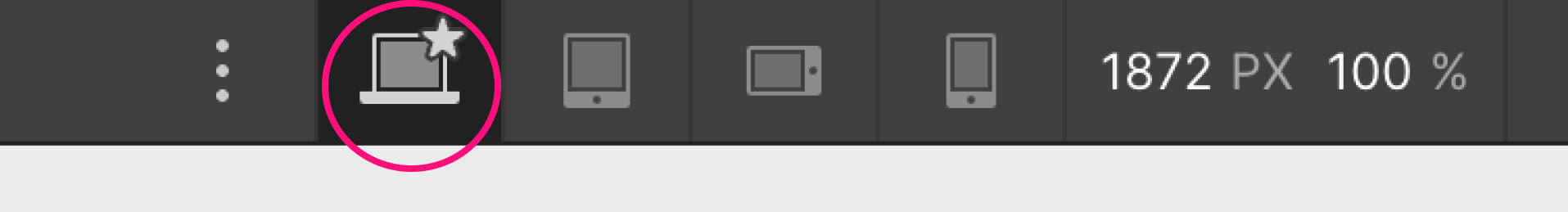 Breakpoints de référence dans Webflow