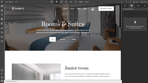 Ecommerce Content - Suite X Webflow Template