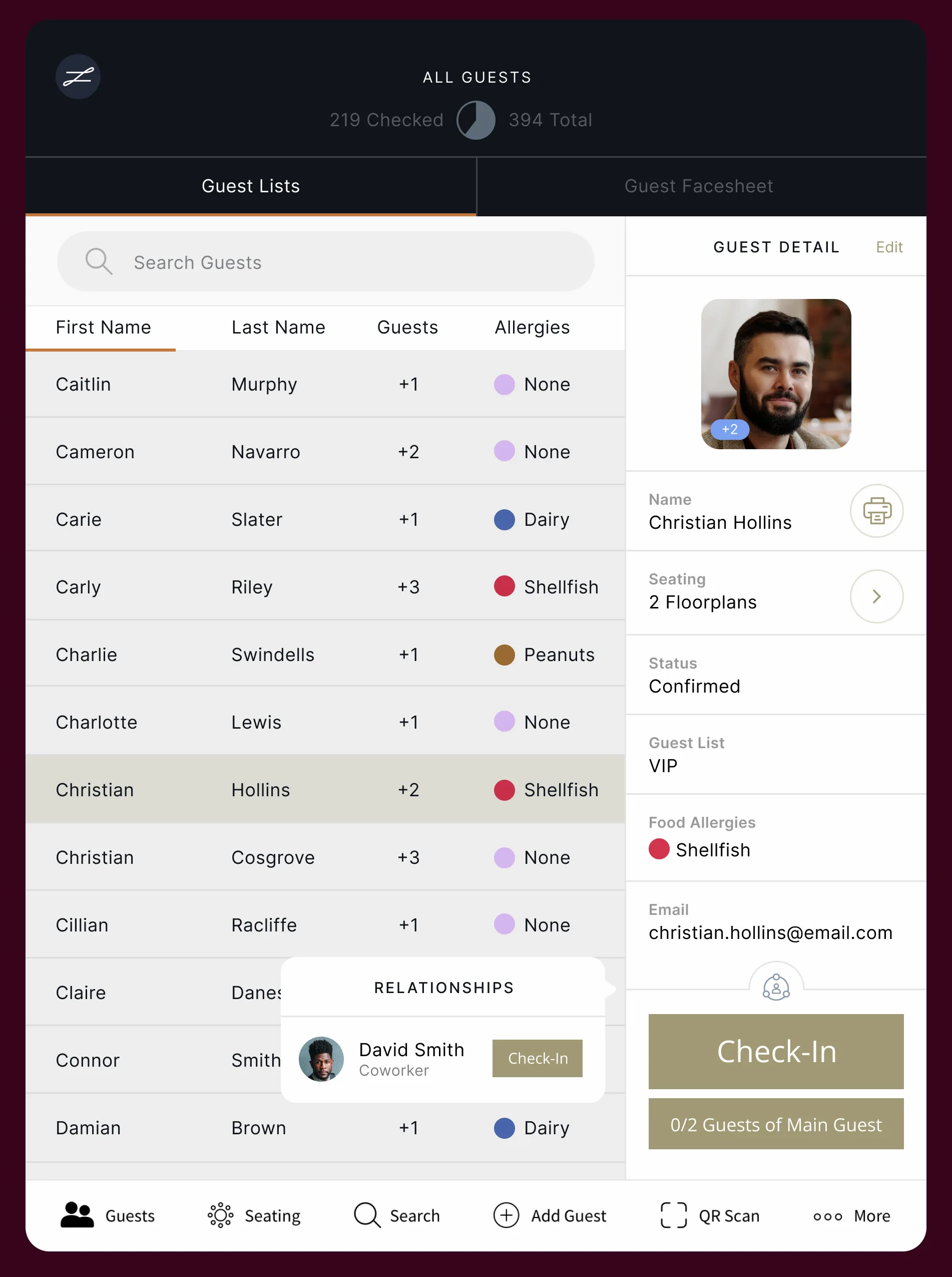 Event Check-In with the zkipster guest list app