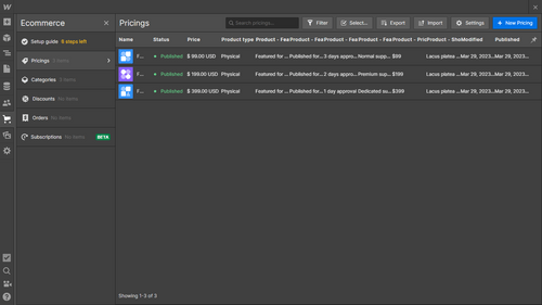 Curated X - Webflow Template And Ui Kit Ecommerce Collection