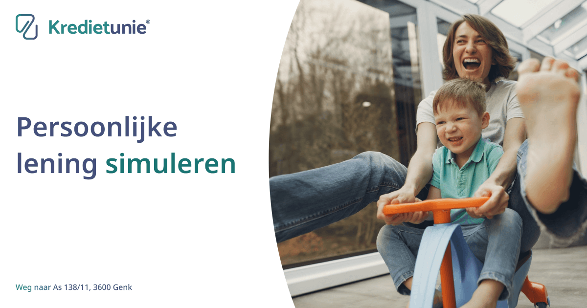 Persoonlijke lening simuleren - Kredietunie