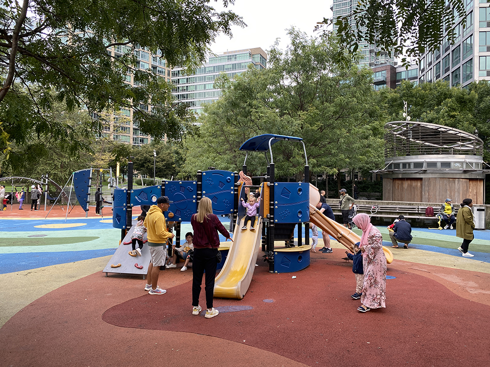 Gantry Plaza State Park Rainbow Playground Queens