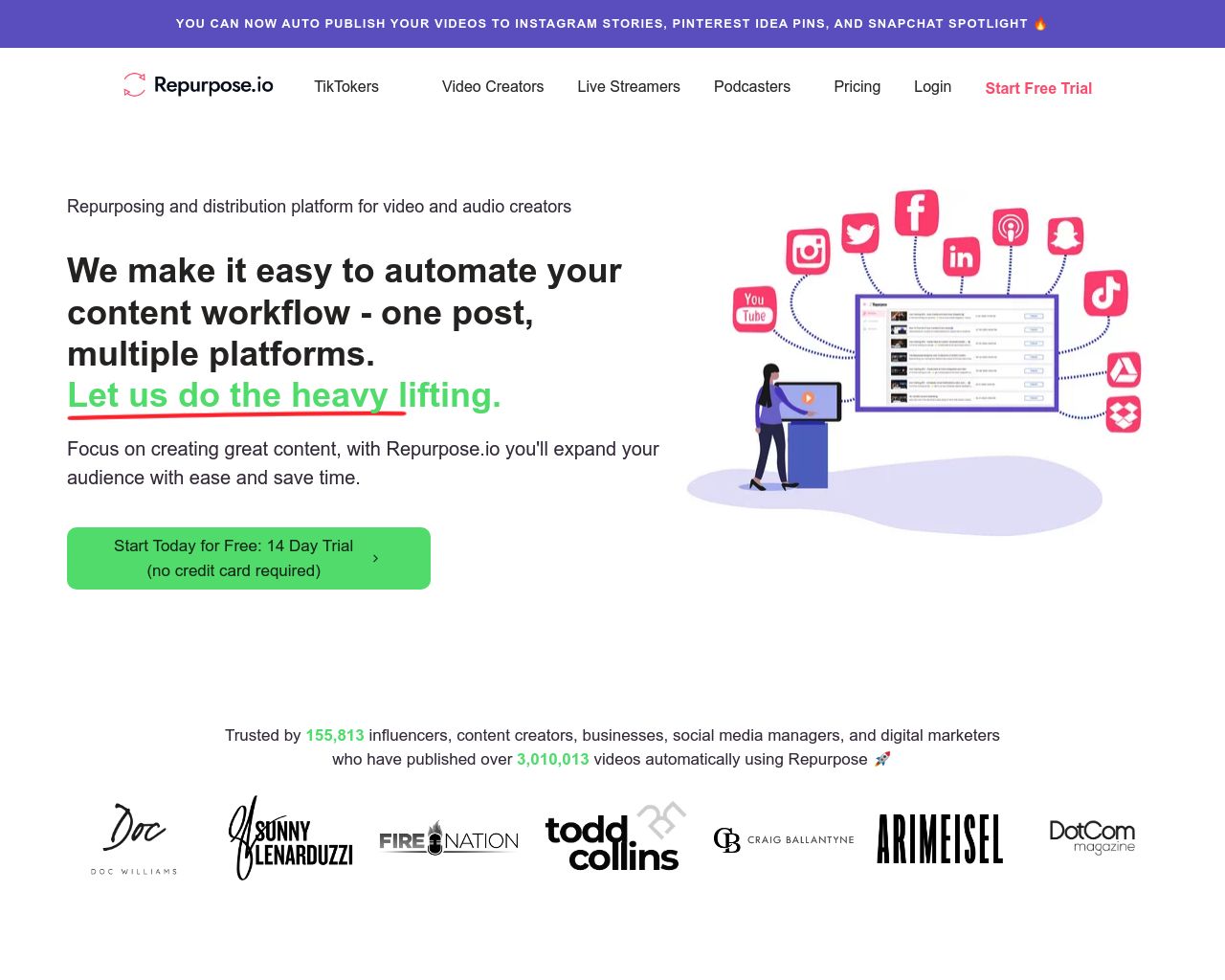 Repurpose.io Alternative: OneCliq – A Comprehensive Comparison | Round ...