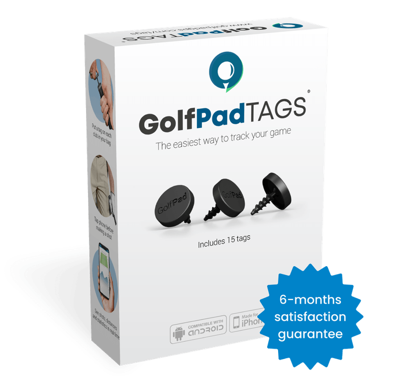 Golf Pad Tags Powered by Golf Pad GPS