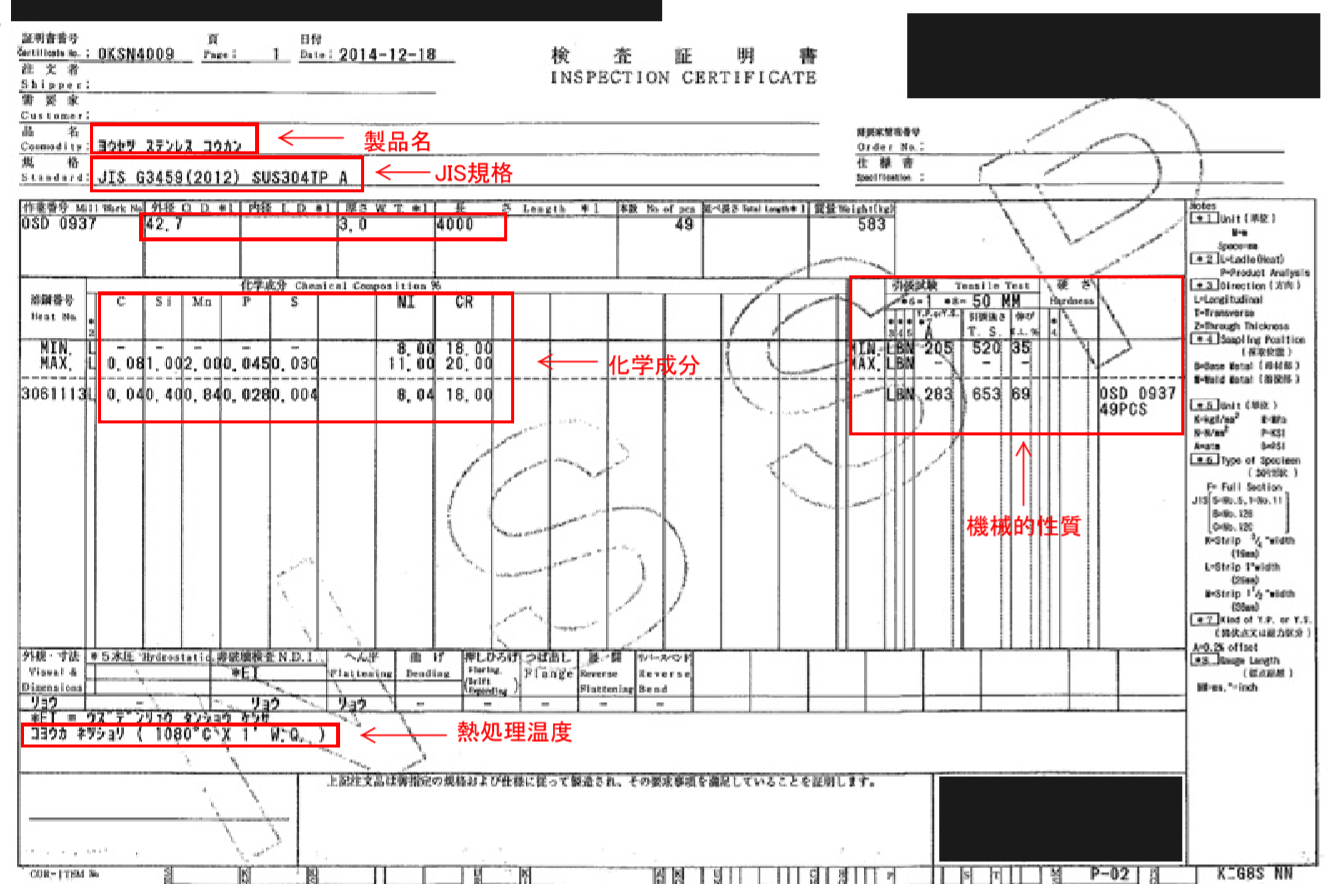 ミルシートとは？内容と材料証明書、検査成績書との違い｜金属加工総合メディア Mitsuri Media