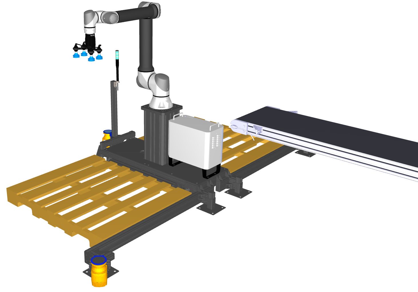 Eine Roboterlösung für repetitive Pick & Place-Aufgaben