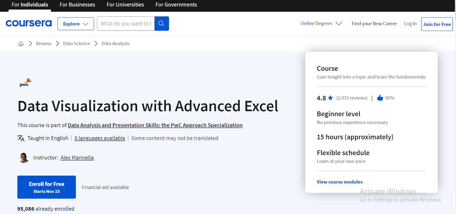 9 Free Data Visualization Courses online for Beginners
