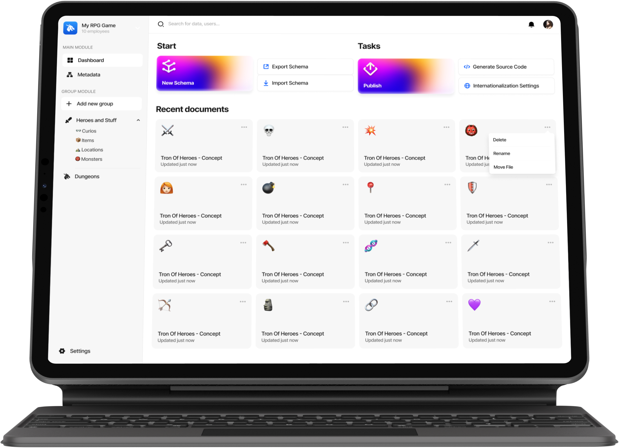 Charon Game Data Editor