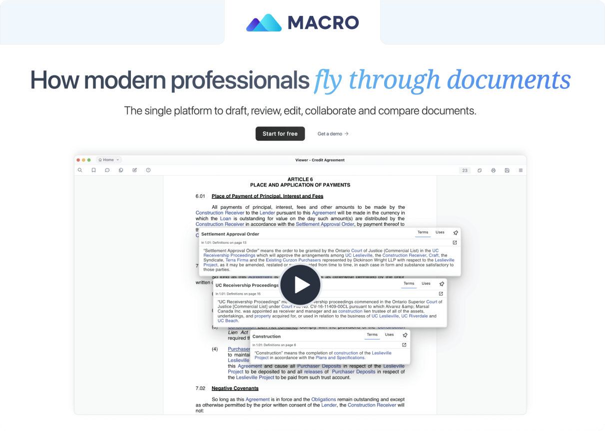 Macro - The AI-Powered Word & PDF Editor