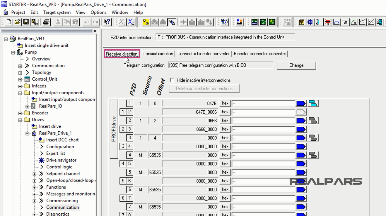 How to Control a VFD with a PLC Part 5 (Configuring Communication