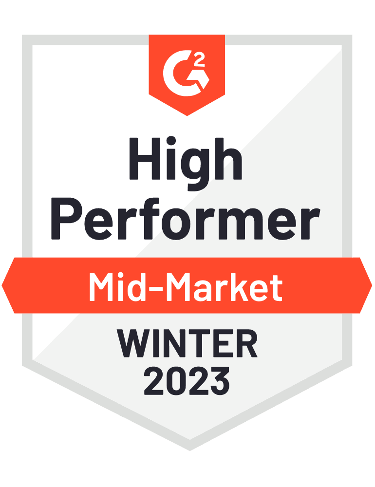 the high performer mid - market winter badge