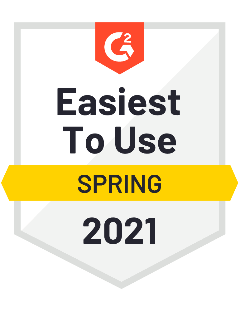 a badge that says easier to use spring 2021