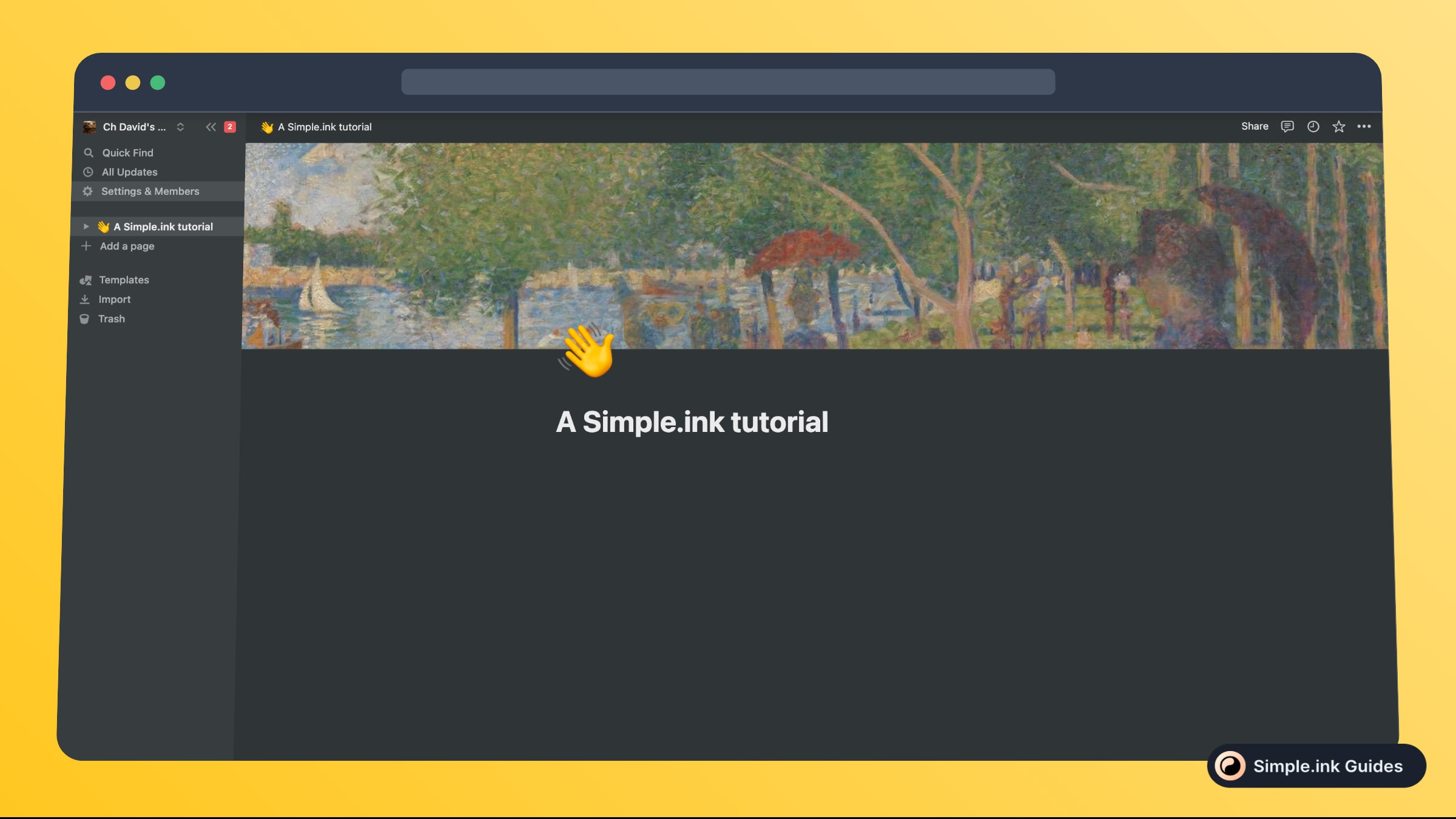notion how to turn on dark mode