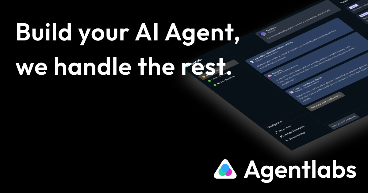 AgentLabs - AI Assistant Frontend as a service