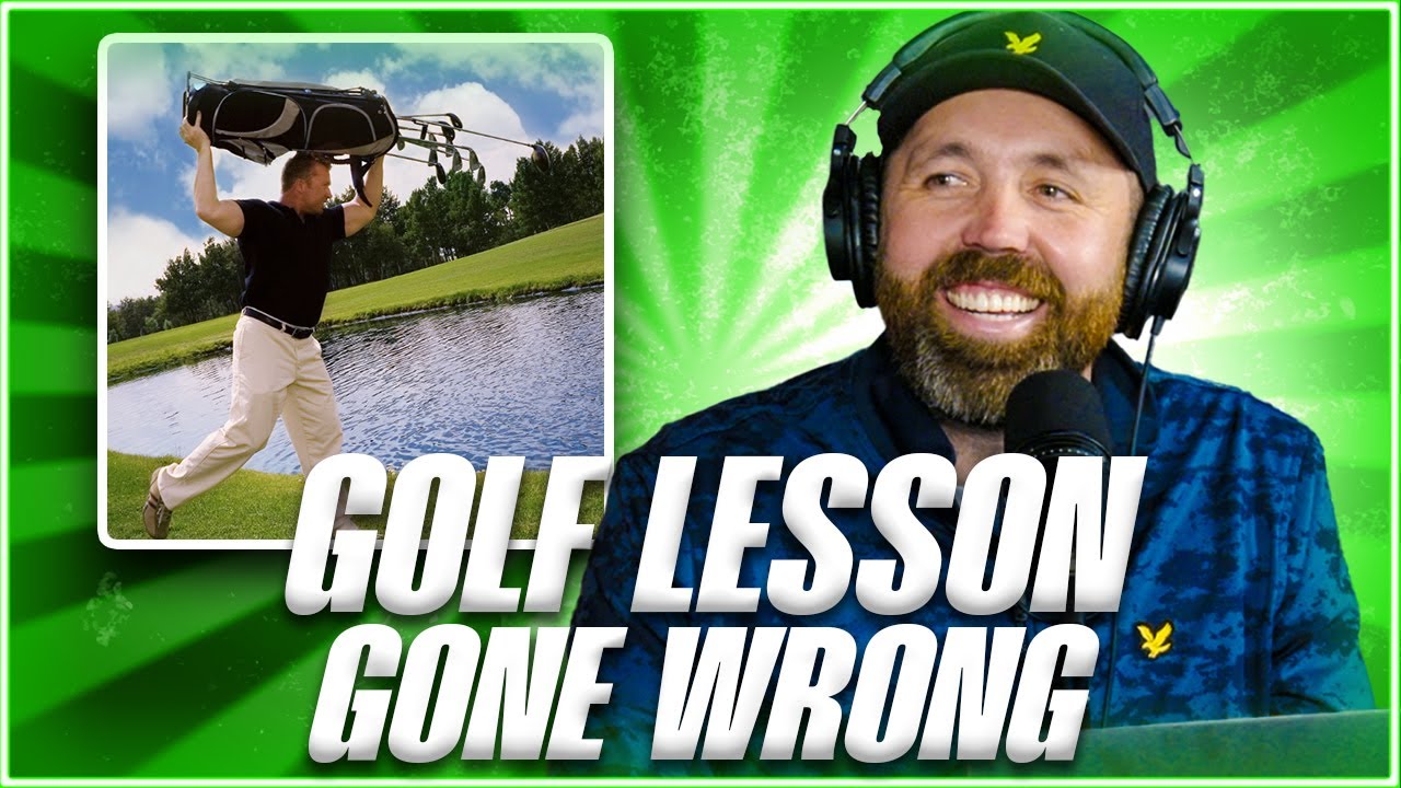 This golf lesson went VERY wrong! Rich Shielf Golf Show & Podcast