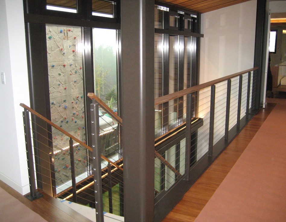 Steel deck, fences, arbor, bridges, gates, cable railings; Palo Alto