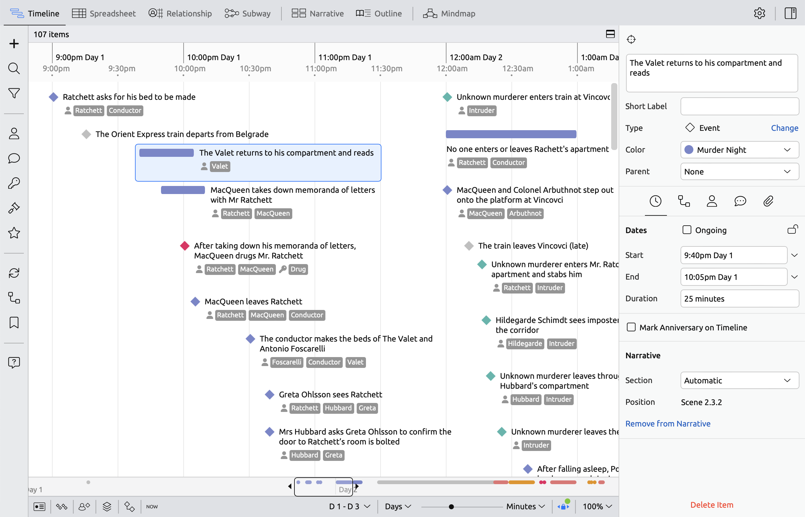 Platforms Aeon Timeline