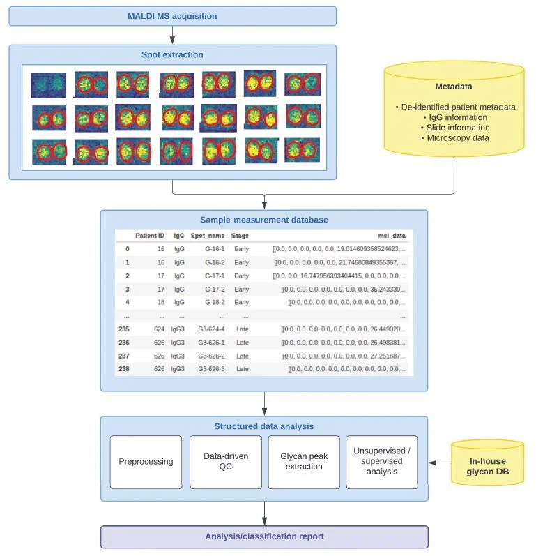 Classification of cirrhotic patient samples based on imaging MS of ...