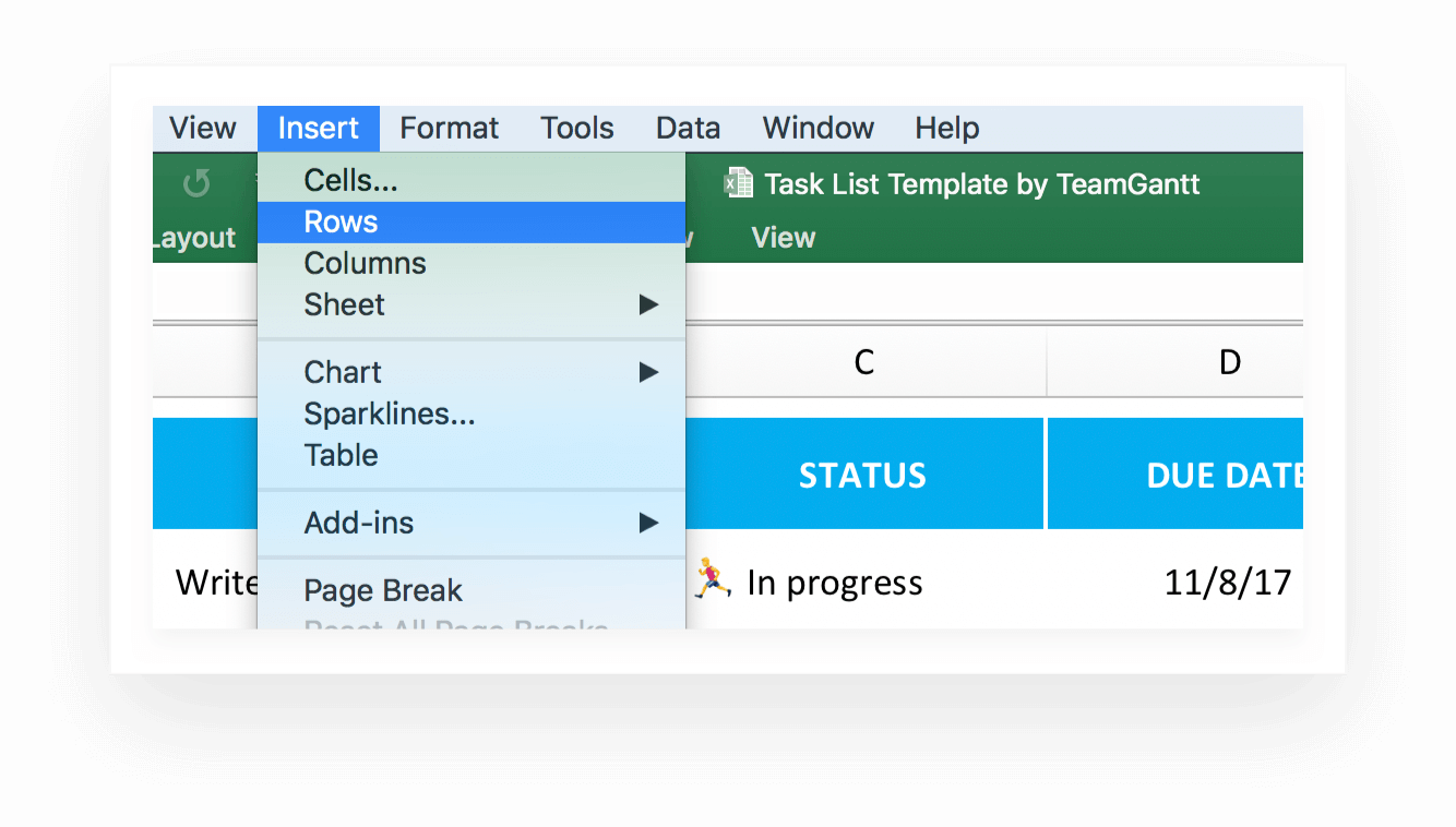 task assignment schedule template