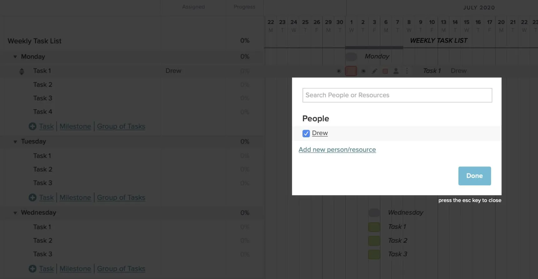 assignment tracking sheet template