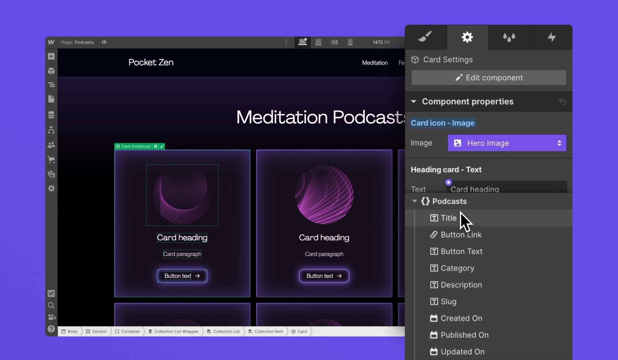 Introducing Text Stroke Styling Webflow Updates