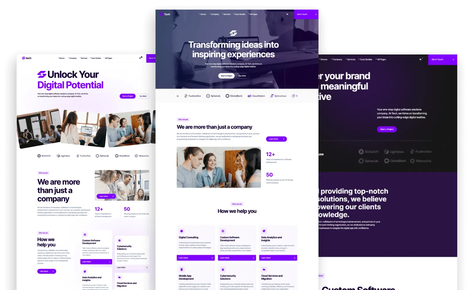 Tech - Webflow Ecommerce website template