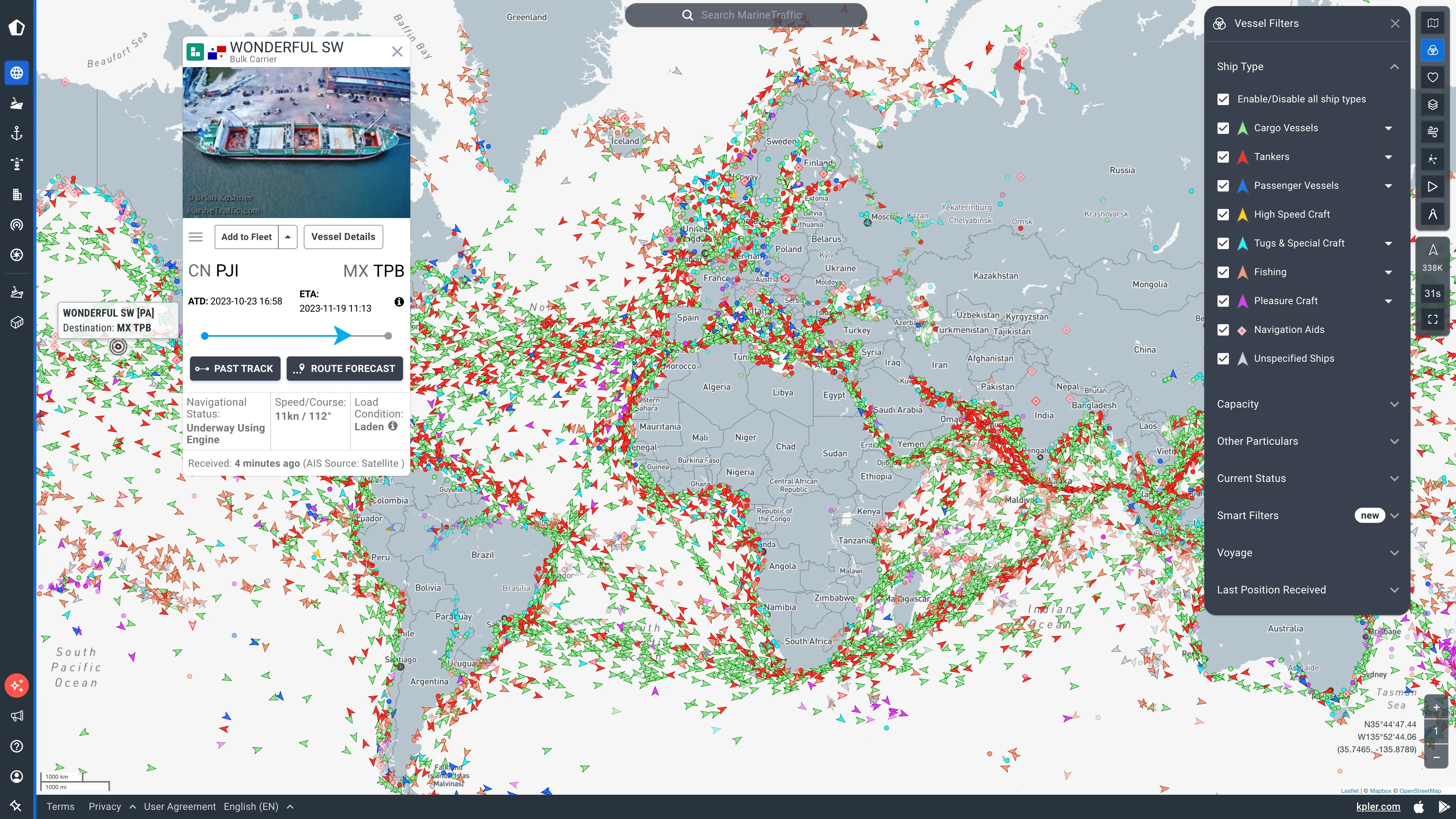 Ship Tracking