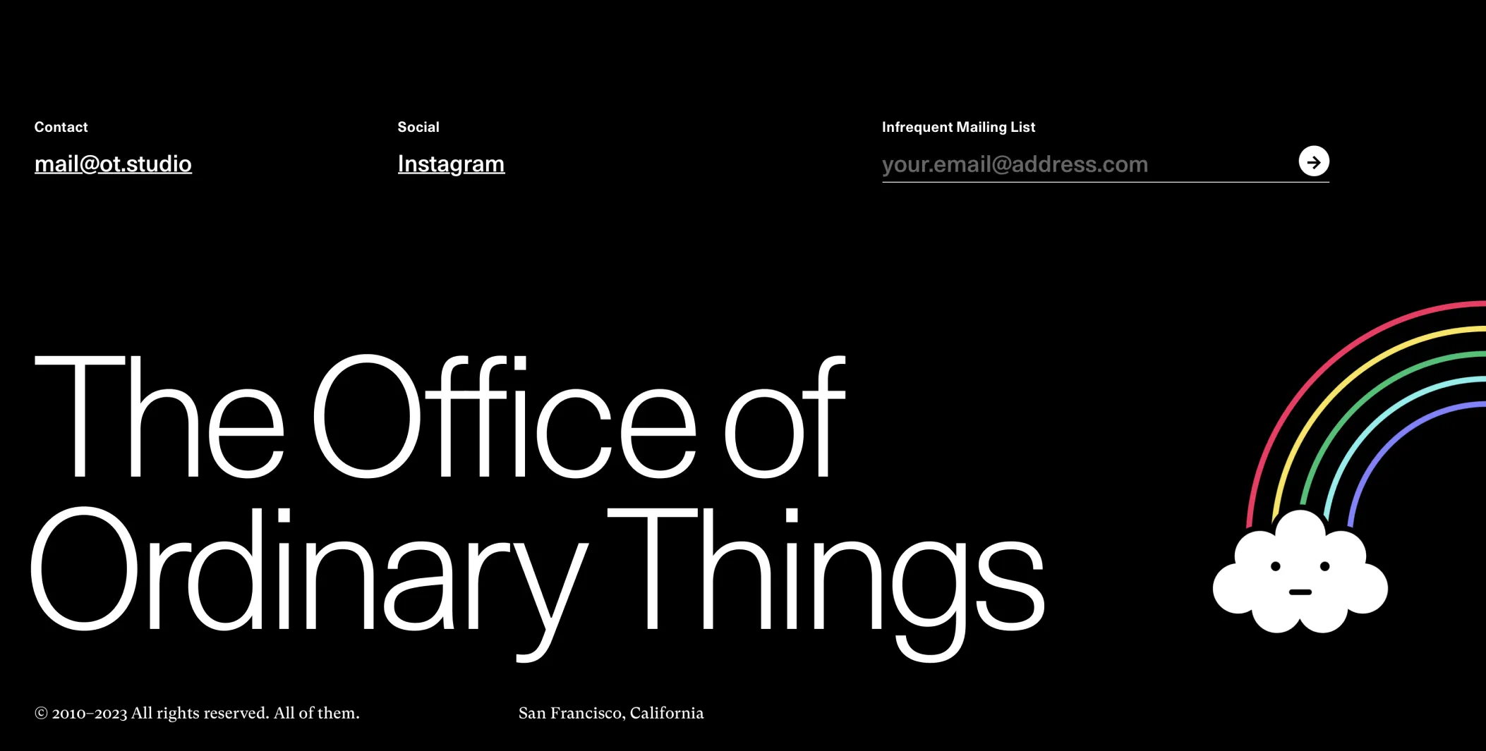 Footer | The Office of Ordinary Things