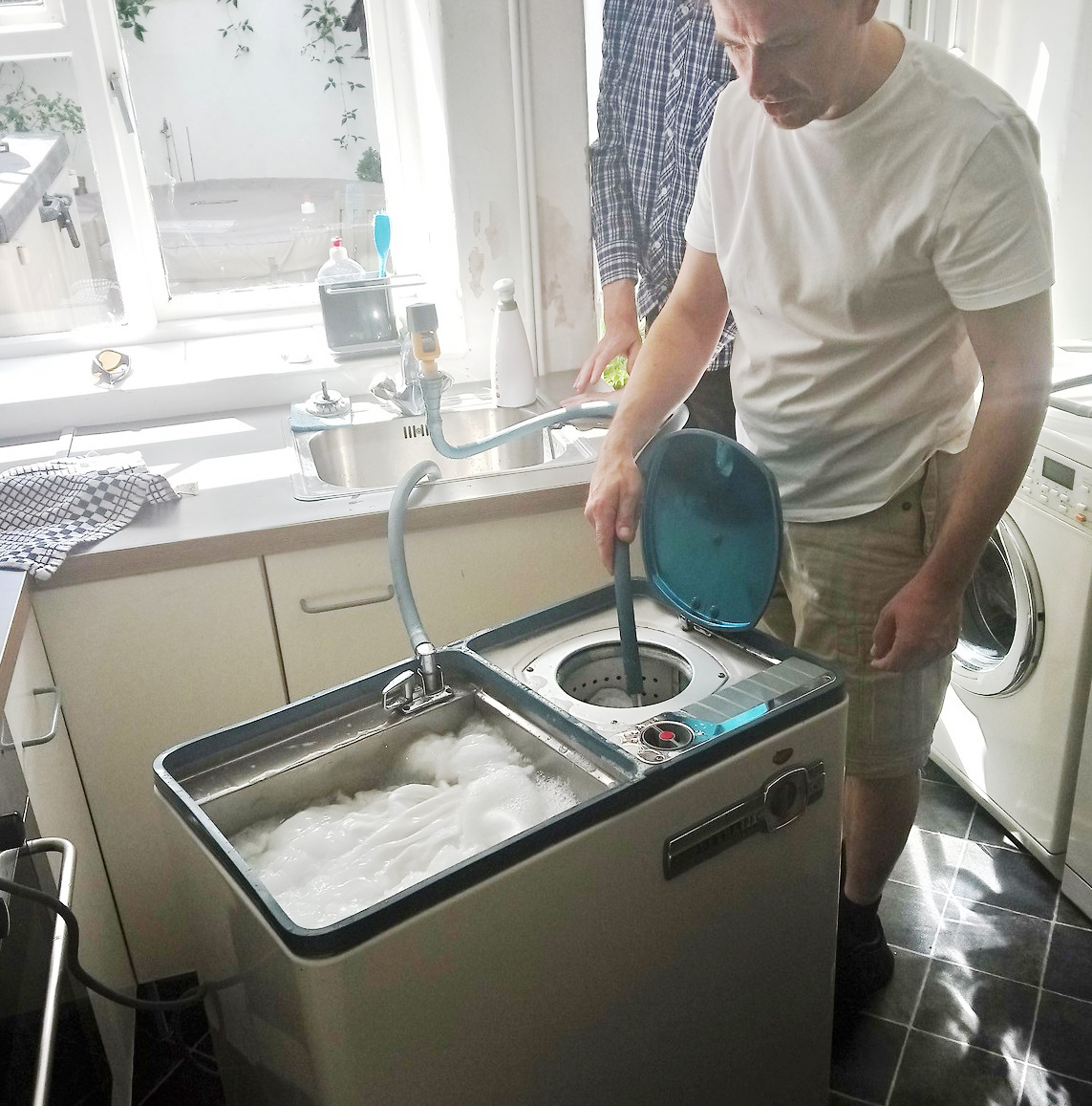 Washing machine tap leaking