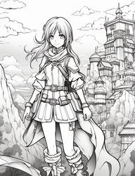 Color Craftables | Coloring Pages | Anime & Manga - Adventure - Journeys