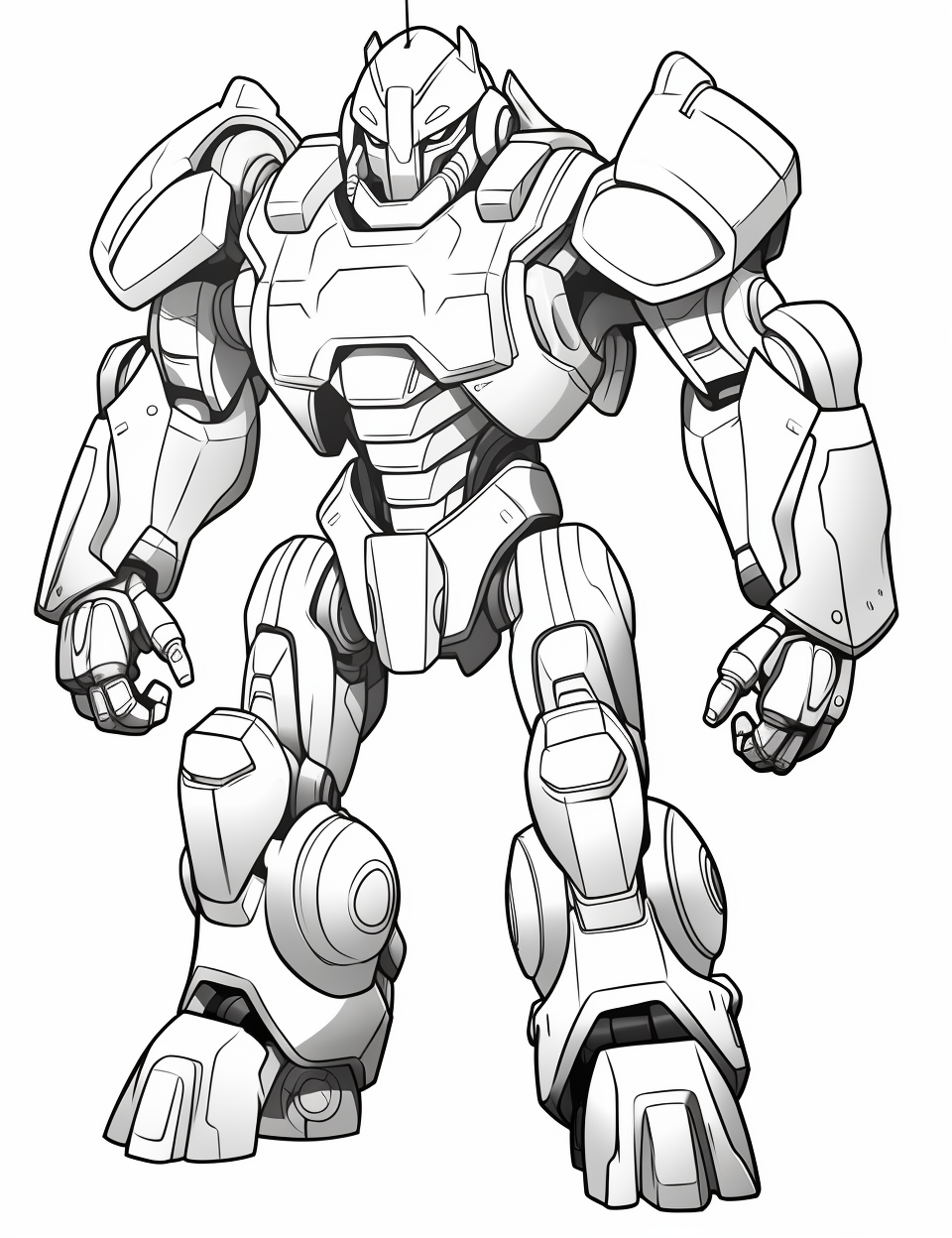 Color Craftables Coloring Pages Anime & Manga Mecha