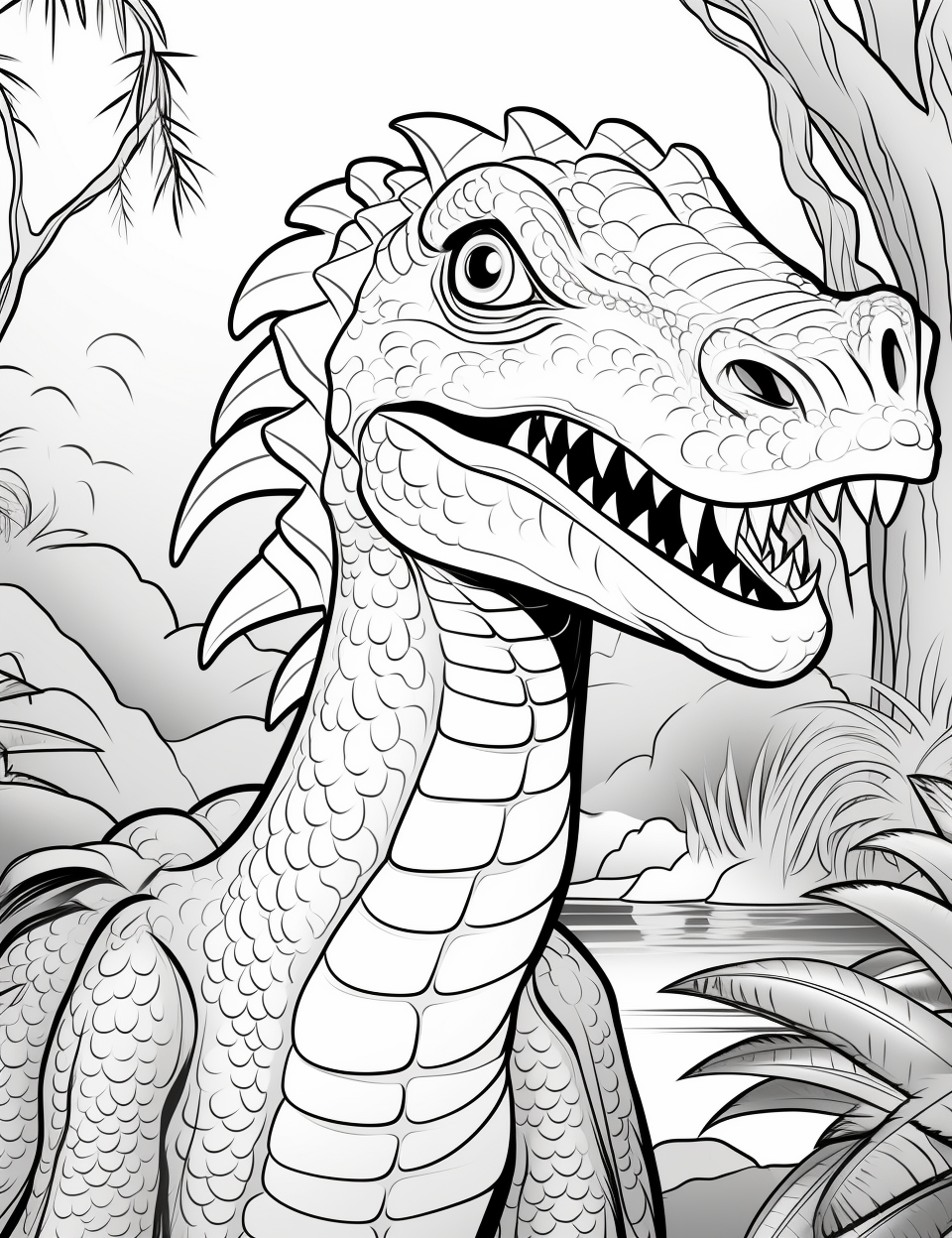 Color Craftables | Coloring Pages | Prehistoric &amp; Cavemen - Dinosaurs