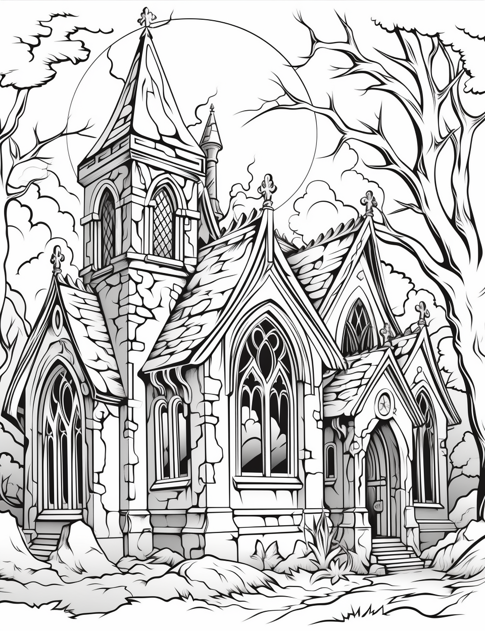 Color Craftables | Coloring Pages | Horror & Gothic - Dark Fantasy