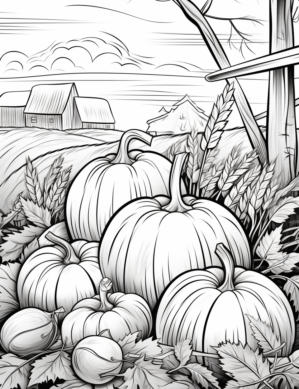 Haystack Coloring Pdf Color Craftables | Coloring Pages | Seasons