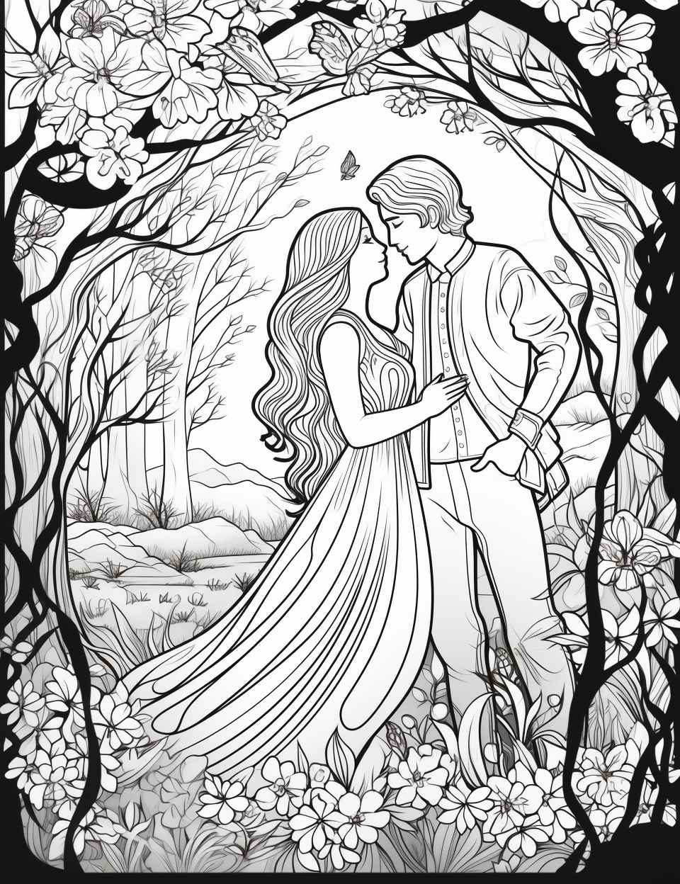 Colorable Argument Color Craftables | Coloring Pages | Romantic & Love - Passionate ...