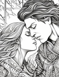 Colorable Argument Color Craftables | Coloring Pages | Romantic & Love - Passionate ...
