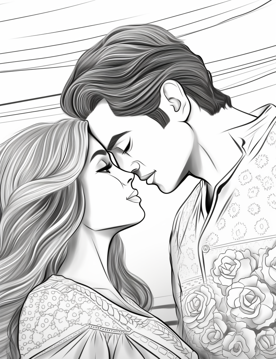Colorable Argument Color Craftables | Coloring Pages | Romantic & Love - Passionate ...