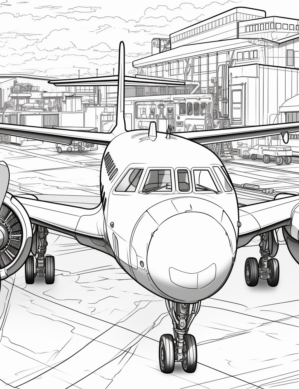 Color Craftables | Coloring Pages | Aviation - Aviation Elements