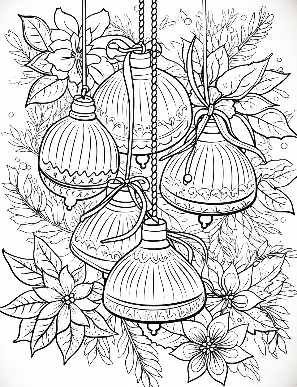 Color Craftables | Coloring Pages | Holiday - Christmas - Bells