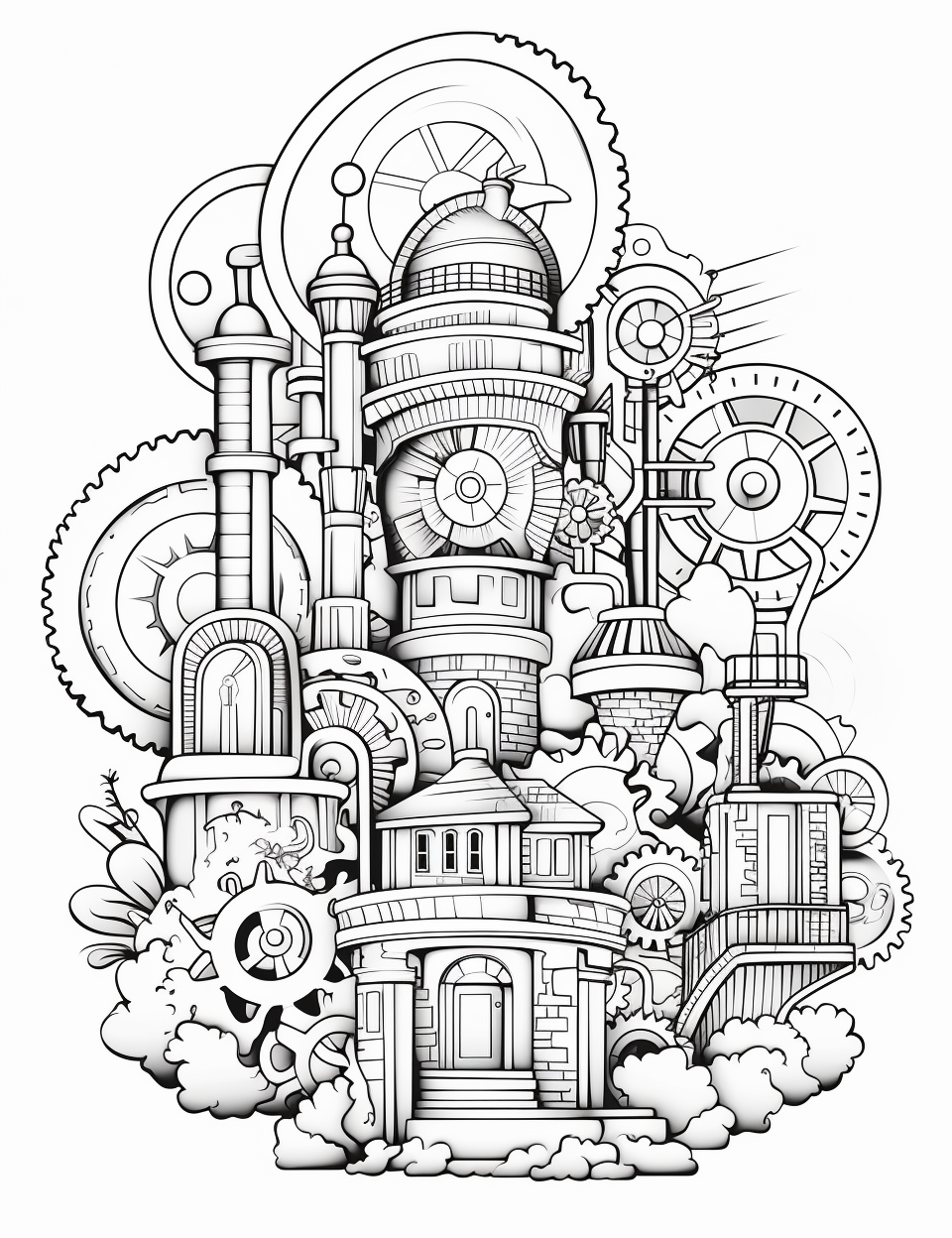 Color Craftables | Coloring Pages | Objects - Tools - Drill